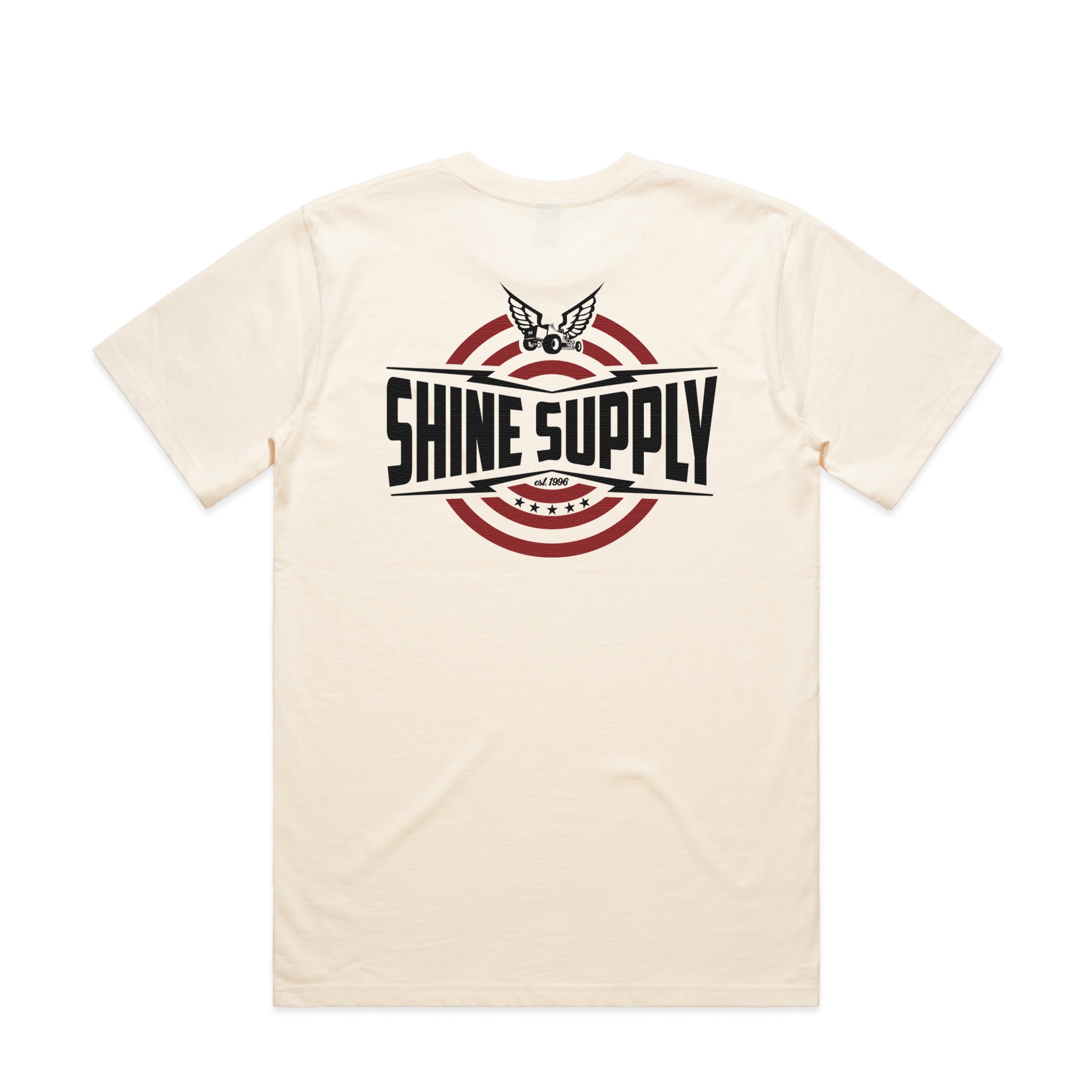 "Redline" Summer Authentics Tee - Ecru