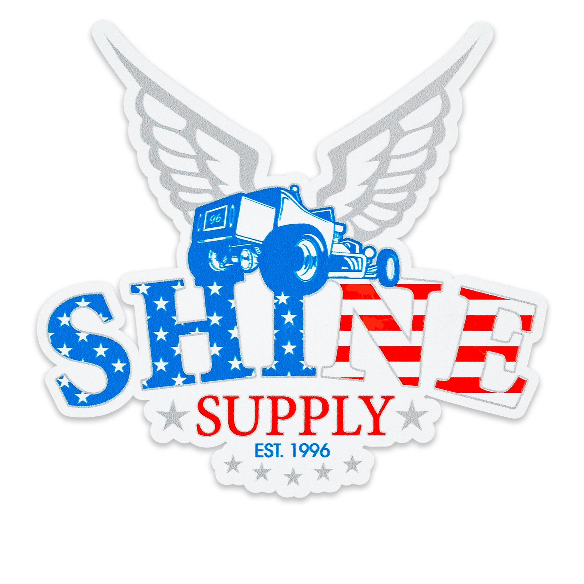 Shine Supply Decal America 6"