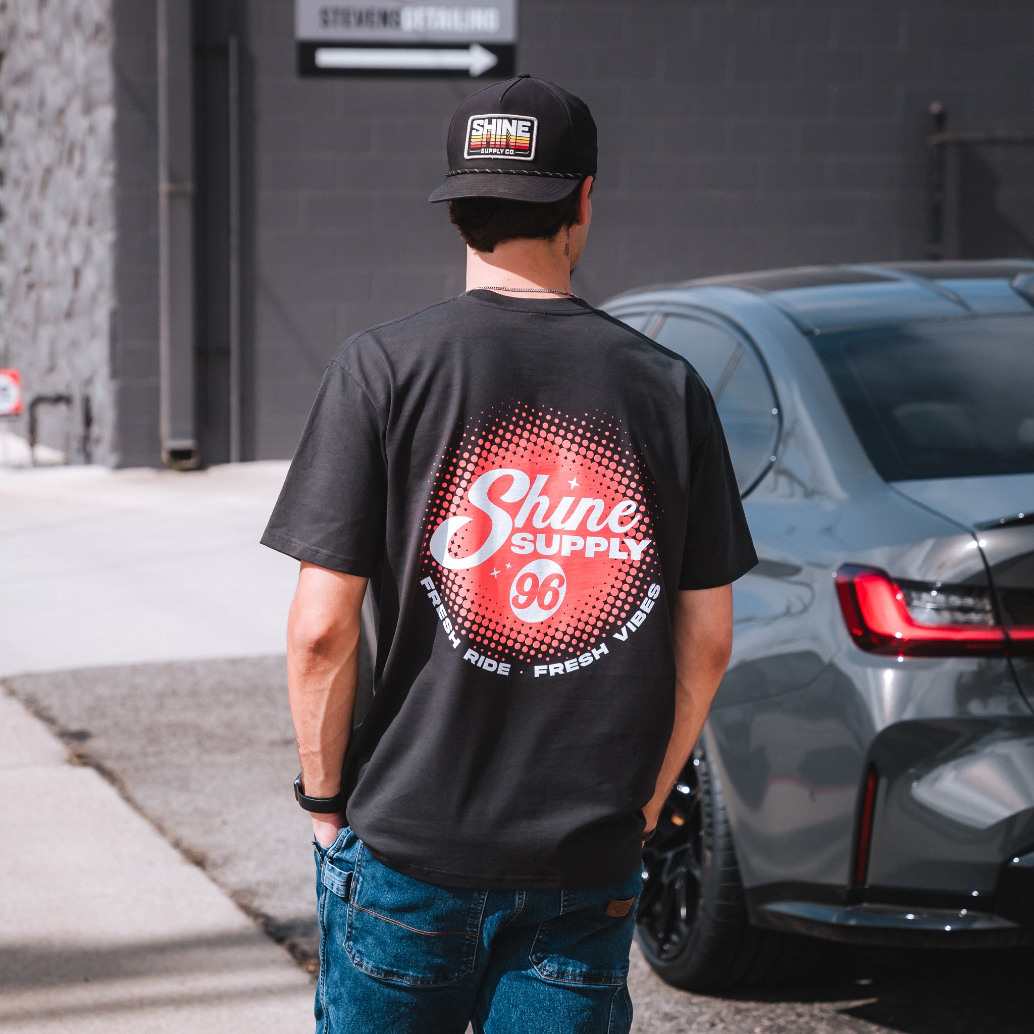 "Octane " Summer Authentics Tee - Coal