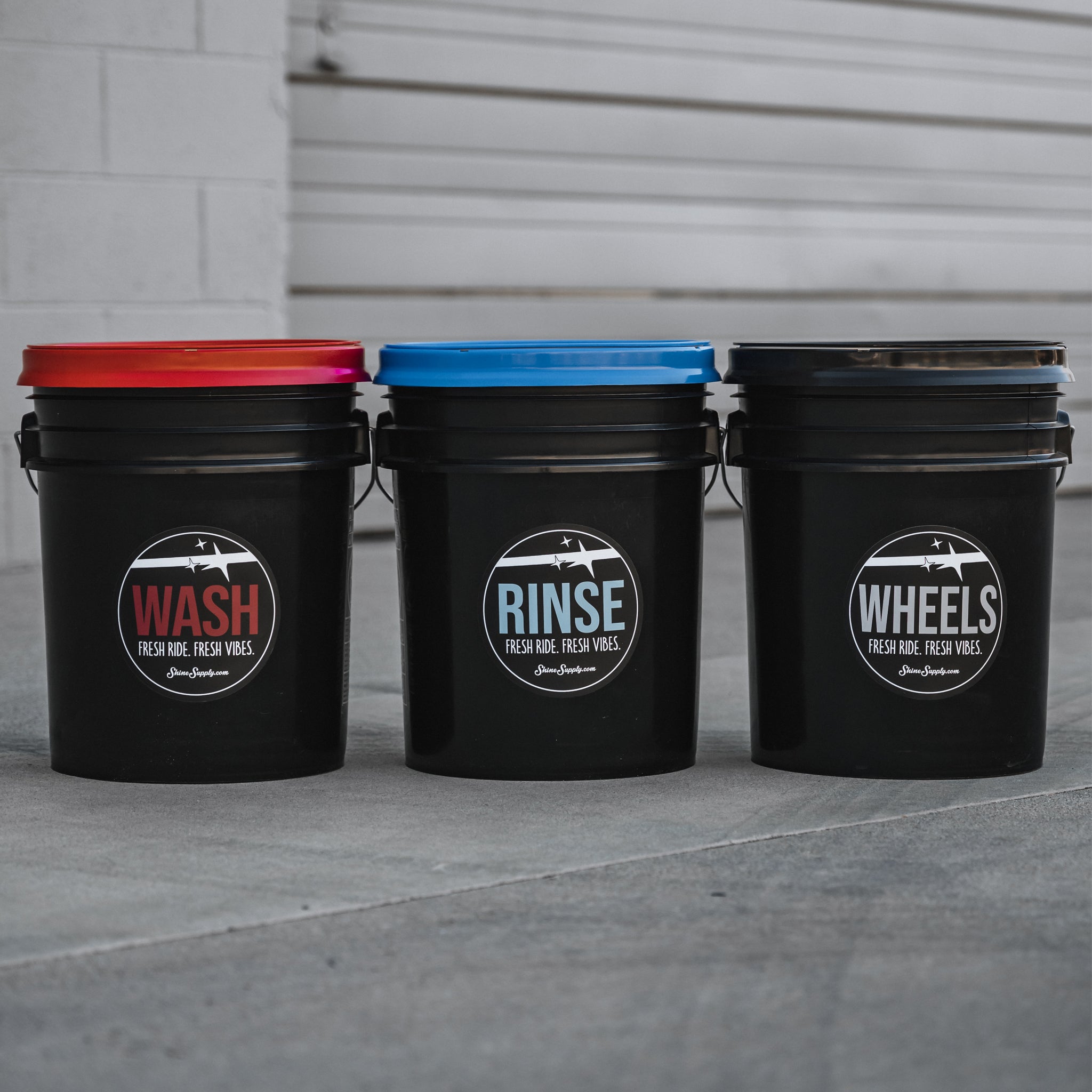 Shine Supply Bucket Stickers