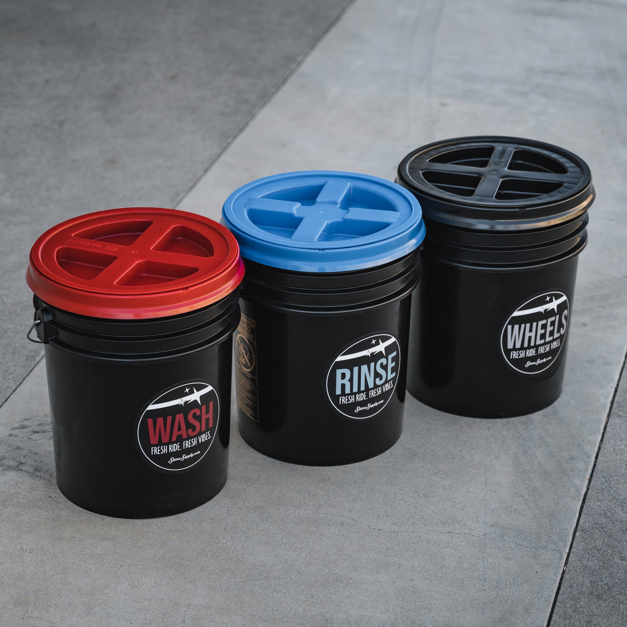 Shine Supply Bucket Stickers