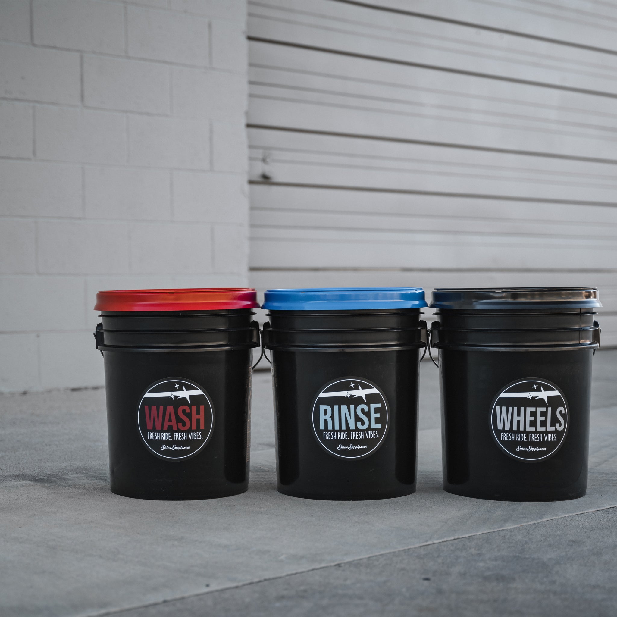 Shine Supply Bucket Stickers