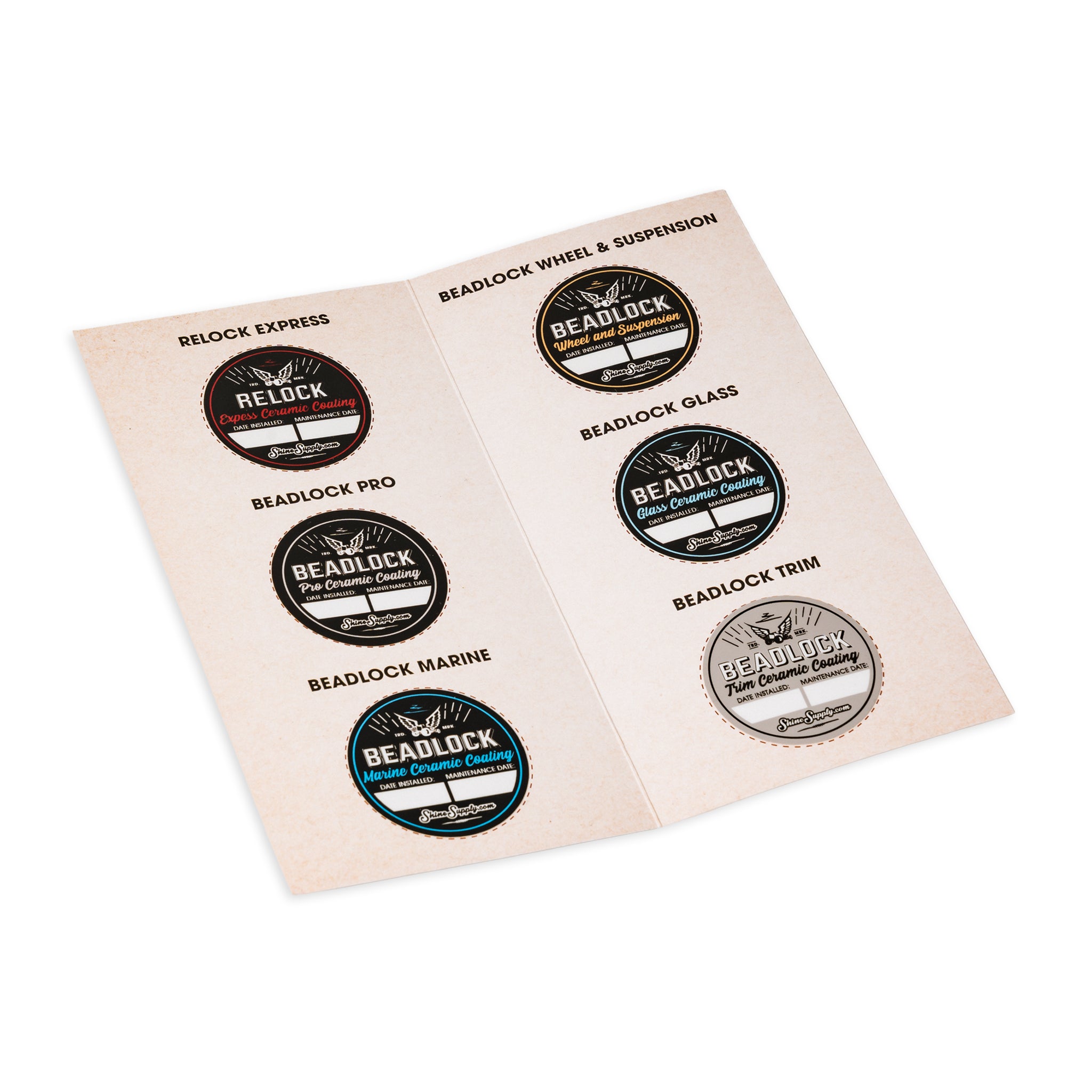 Beadlock Sticker Pamphlet