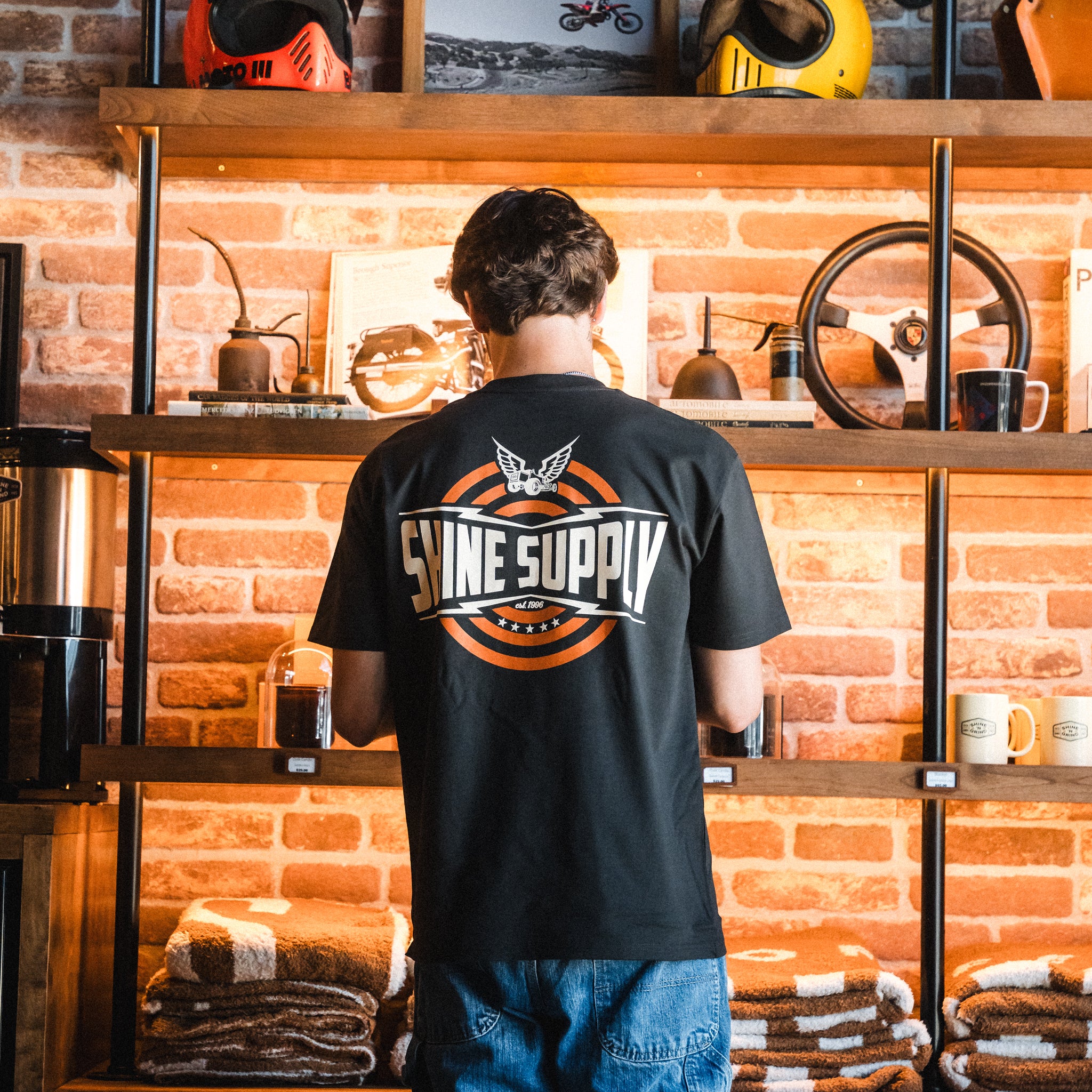"Redline" Summer Authentics Tee - Coal