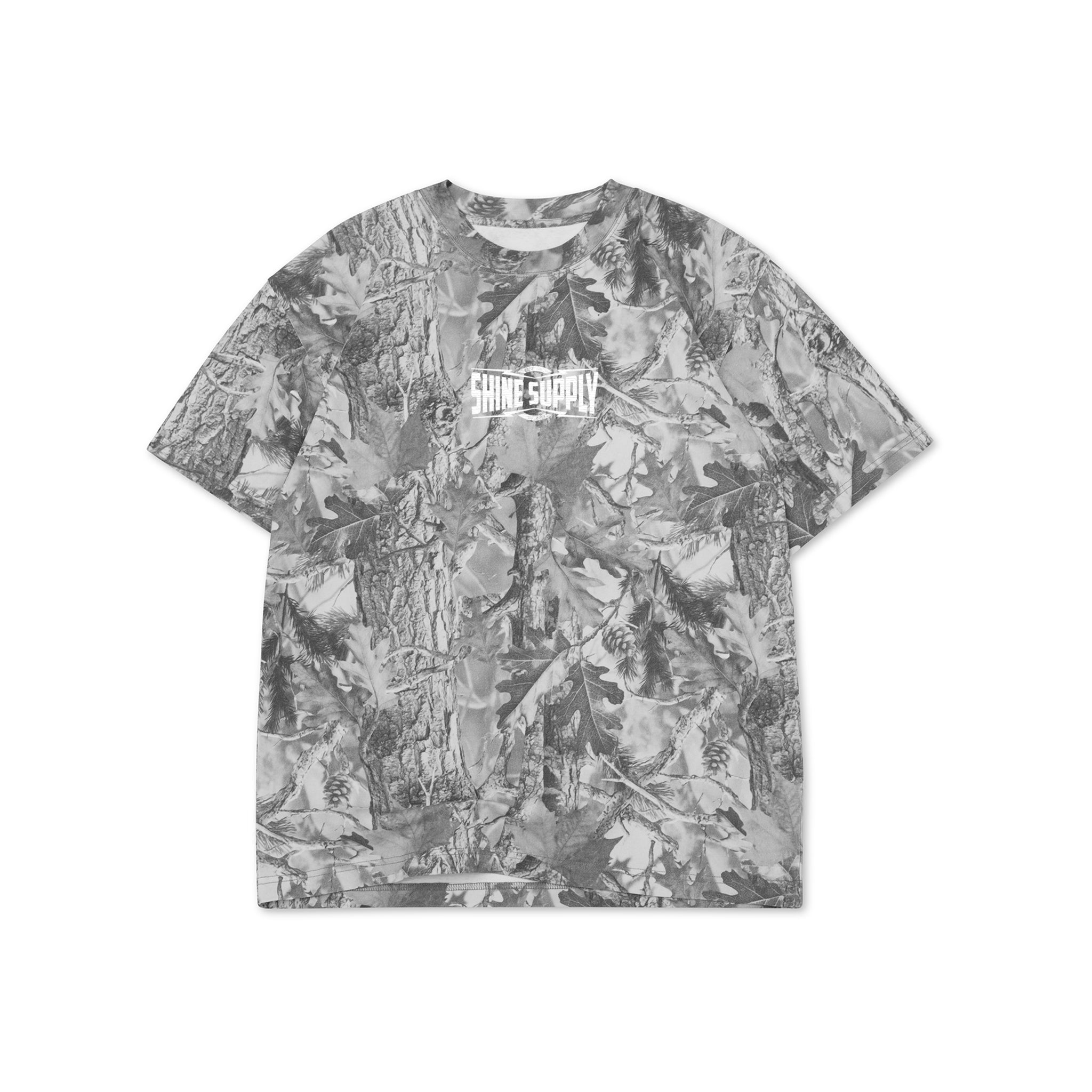 Retro Bullseye Tee - Snow Camo