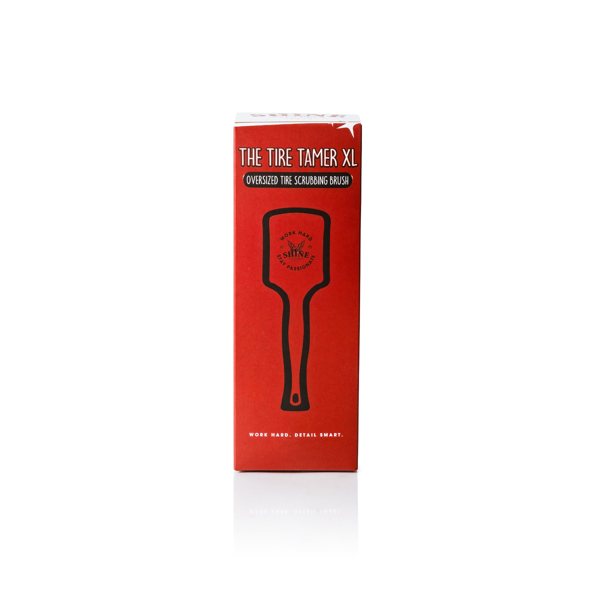 The Tire Tamer XL - large tire brush